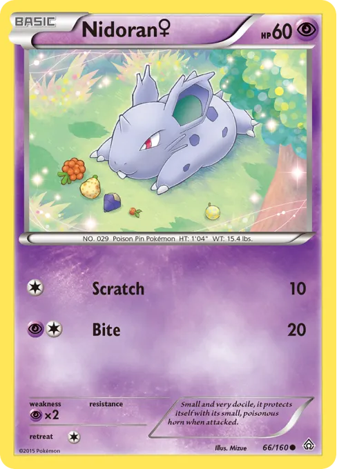 Nidoran ♀ - Reverse Holo