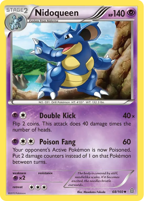 Nidoqueen - Reverse Holo
