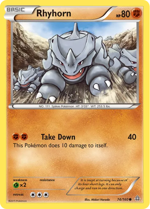 Rhyhorn - Reverse Holo