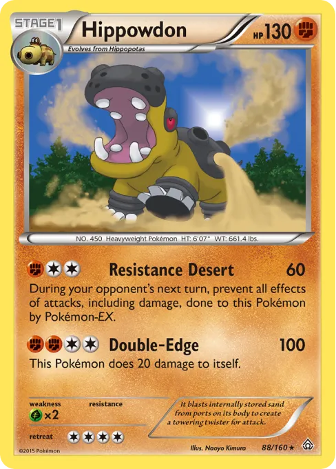 Hippowdon - Reverse Holo