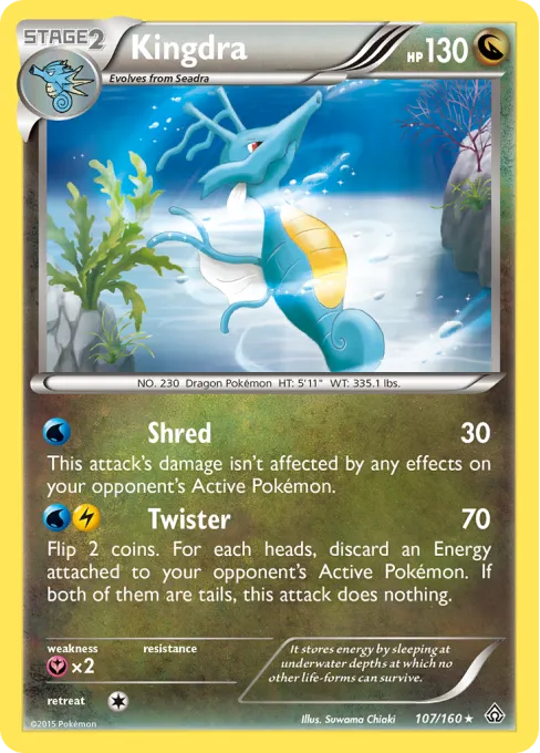Kingdra - Reverse Holo