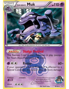Team Aqua's Muk - Reverse Holo