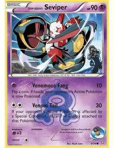 Team Aqua's Seviper - Reverse Holo