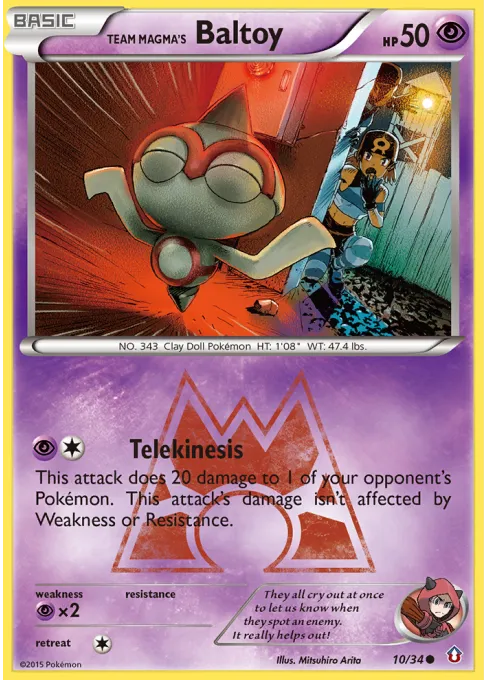 Team Magma's Baltoy - Reverse Holo