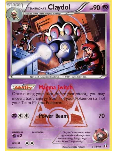 Team Magma's Claydol - Reverse Holo