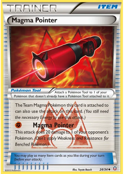 Magma Pointer - Reverse Holo