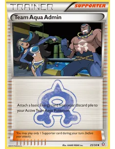 Team Aqua Admin - Reverse Holo
