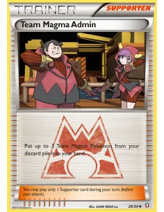 Team Magma Admin - Reverse Holo