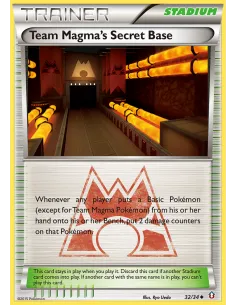 Team Magma's Secret Base - Reverse Holo