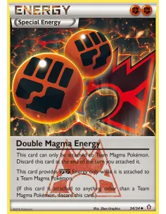 Double Magma Energy - Reverse Holo