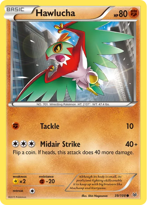 Hawlucha - Reverse Holo
