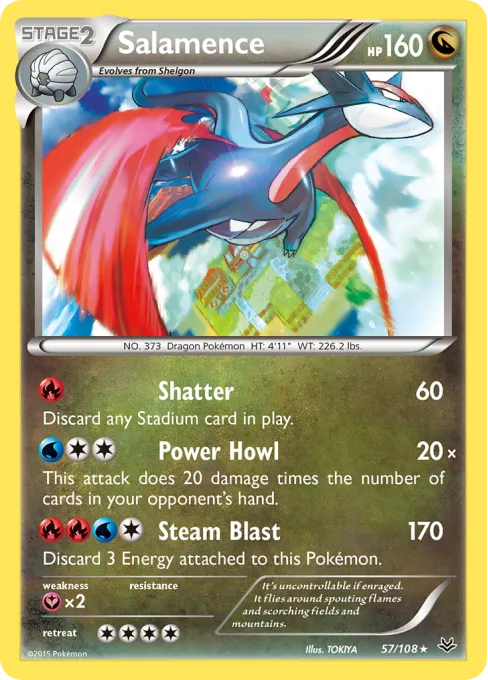 Salamence - Reverse Holo