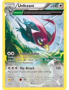 Unfezant - Reverse Holo