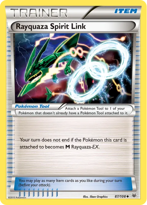 Rayquaza Spirit Link - Reverse Holo