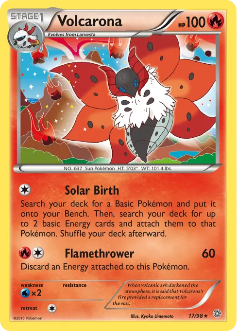 Volcarona - Reverse Holo