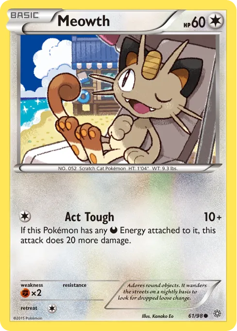Meowth - Reverse Holo