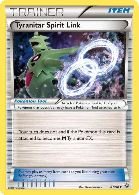 Tyranitar Spirit Link - Reverse Holo
