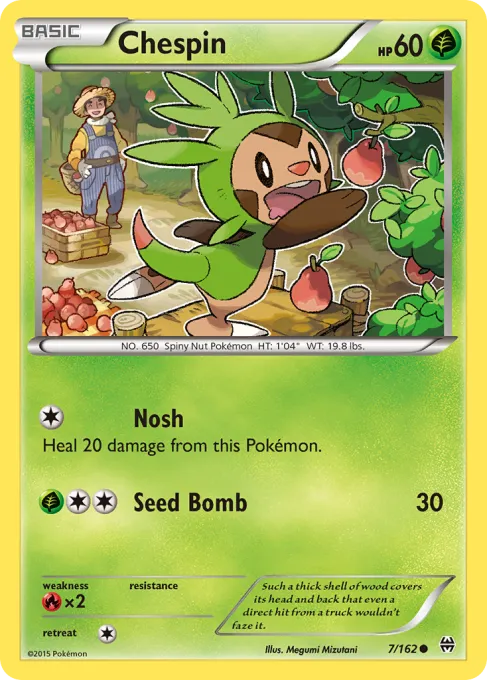 Chespin - Reverse Holo