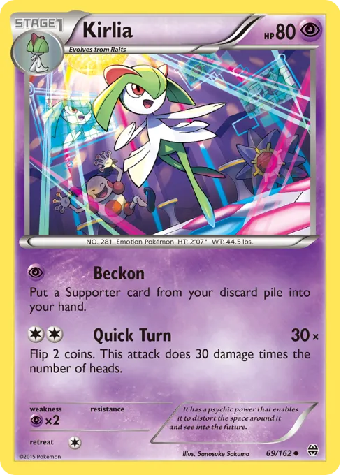 Kirlia - Reverse Holo