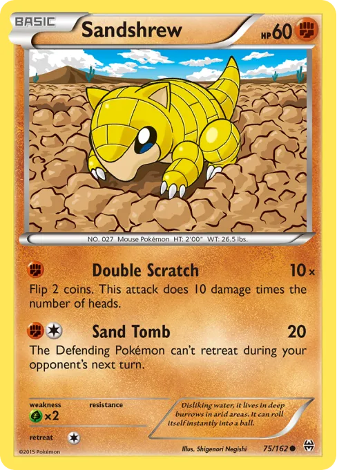 Sandshrew - Reverse Holo