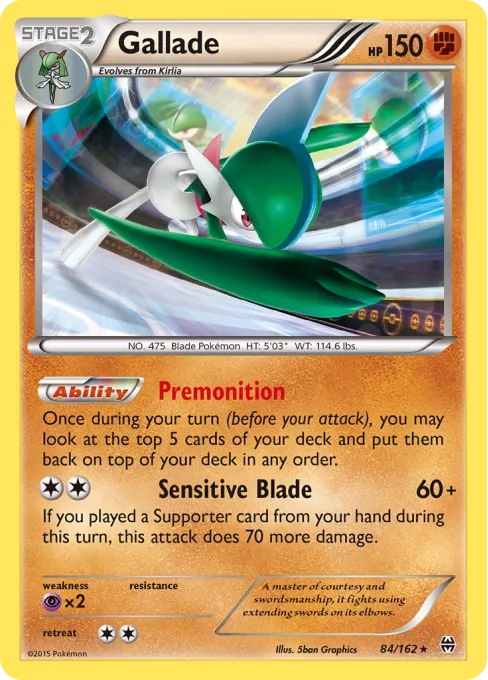 Gallade - Reverse Holo
