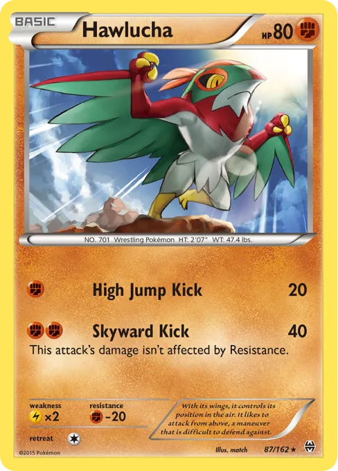 Hawlucha - Reverse Holo