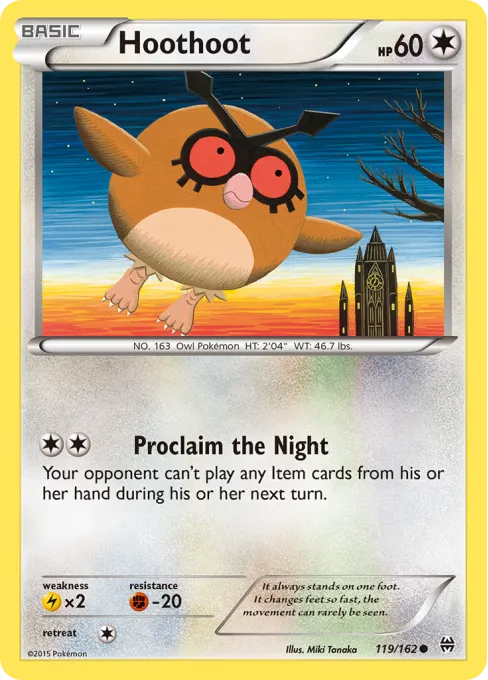 Hoothoot - Reverse Holo