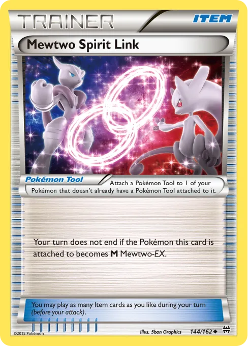 Mewtwo Spirit Link - Reverse Holo