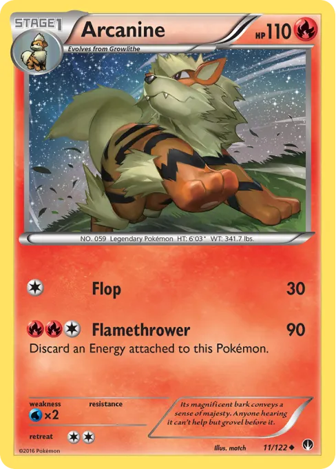 Arcanine - Reverse Holo