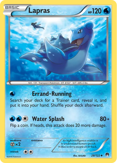 Lapras - Reverse Holo