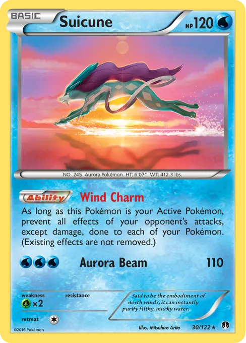 Suicune - Reverse Holo