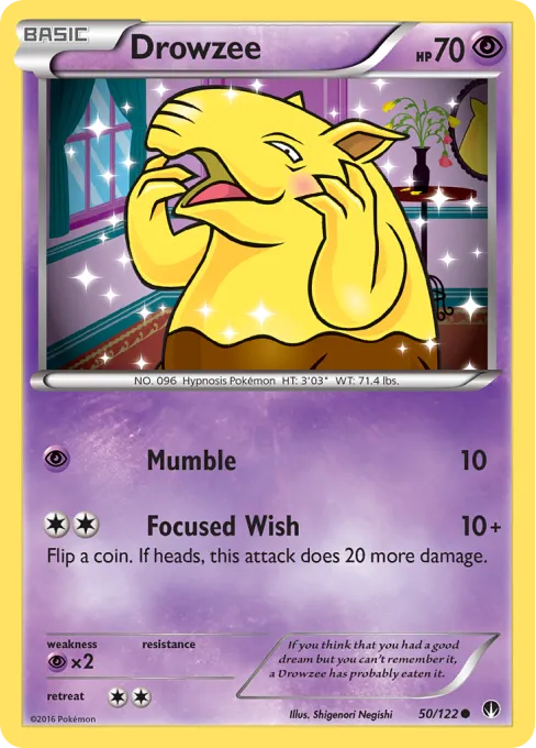 Drowzee - Reverse Holo