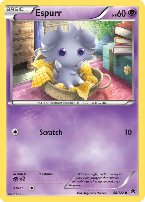 Espurr - Reverse Holo