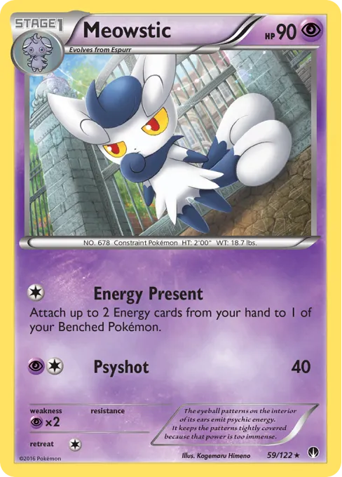 Meowstic - Reverse Holo