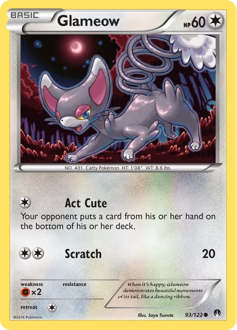 Glameow - Reverse Holo