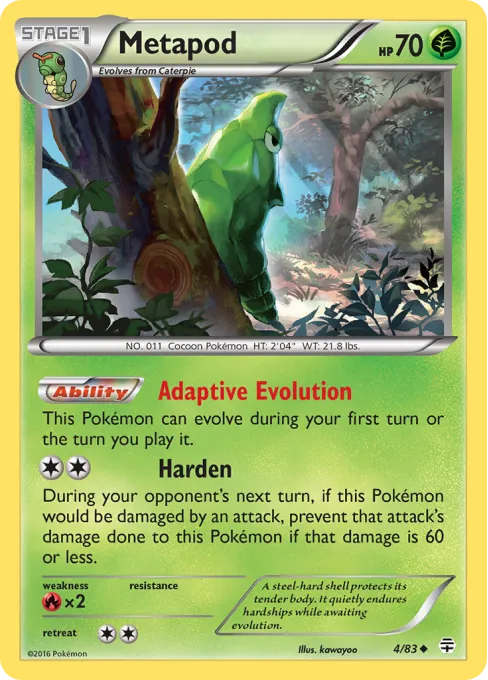 Metapod - Reverse Holo