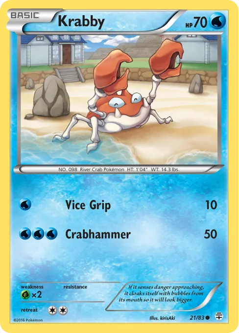 Krabby - Reverse Holo