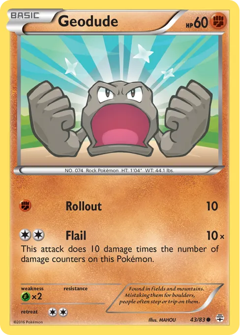 Geodude - Reverse Holo
