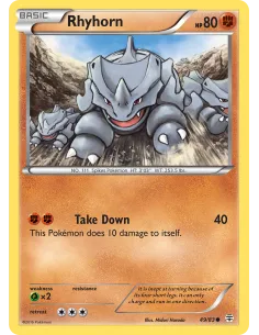 Rhyhorn - Reverse Holo