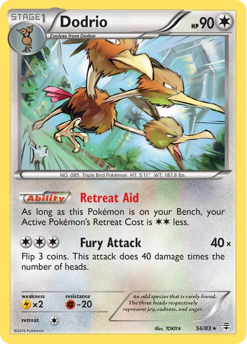 Dodrio - Reverse Holo