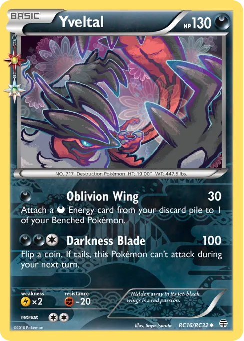 Yveltal - Reverse Holo