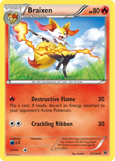Braixen - Reverse Holo