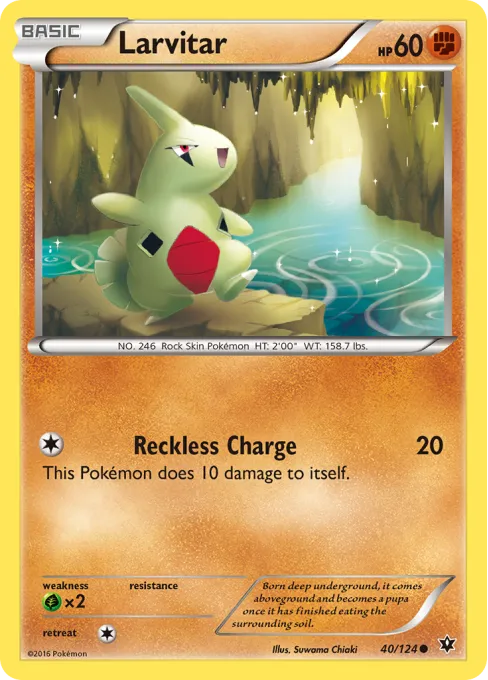 Larvitar - Reverse Holo