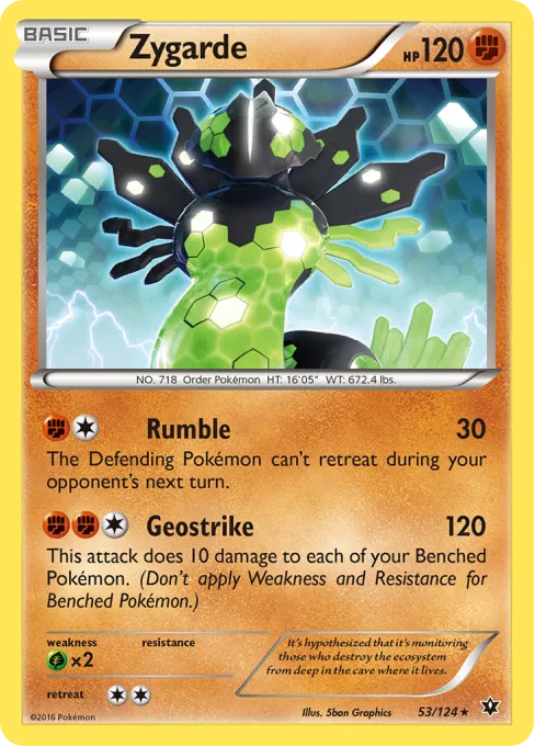 Zygarde - Reverse Holo