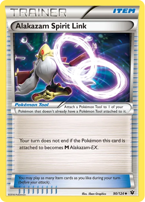 Alakazam Spirit Link - Reverse Holo