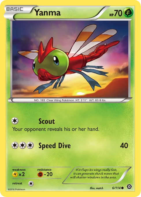 Yanma - Reverse Holo