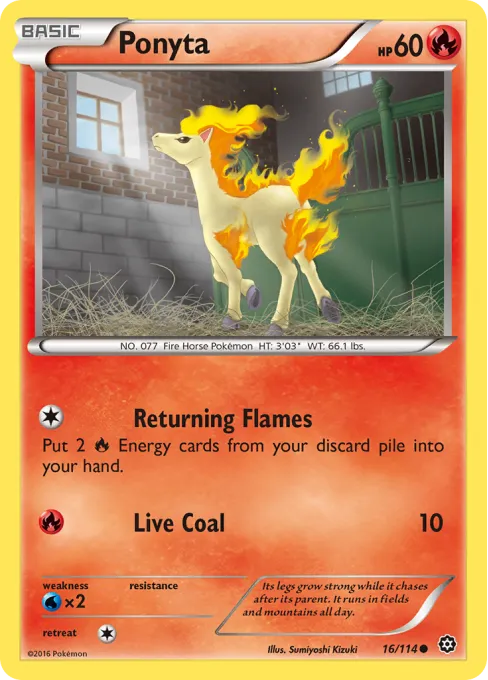 Ponyta - Reverse Holo