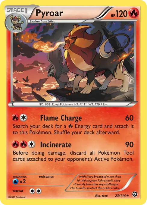 Pyroar - Reverse Holo