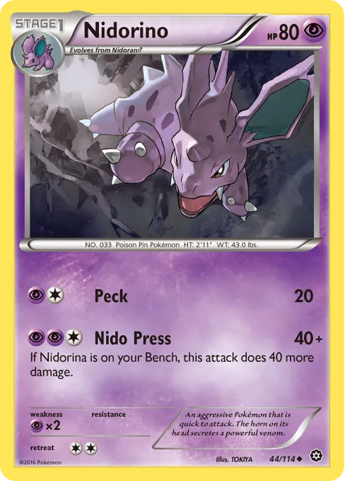 Nidorino - Reverse Holo