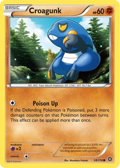 Croagunk - Reverse Holo